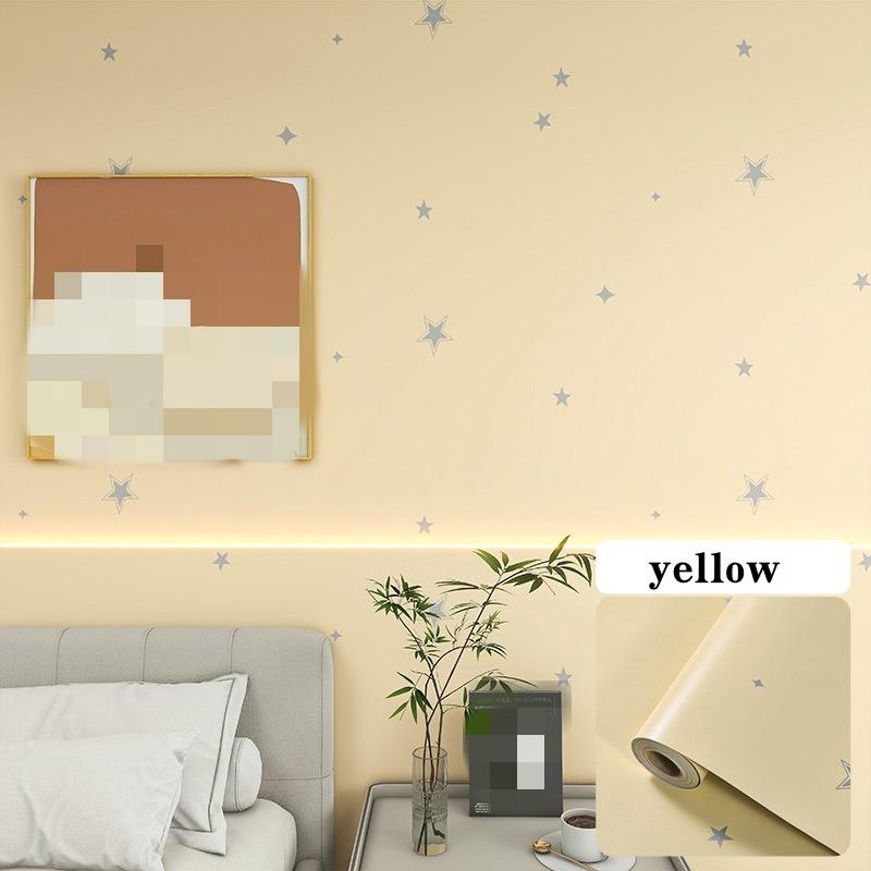 1pc 40x500cm PVC Wallpaper Modern 3D Star DIY Wall Sticker Covering Living Room Bedroom Background Wall Vinyl Home Decor
