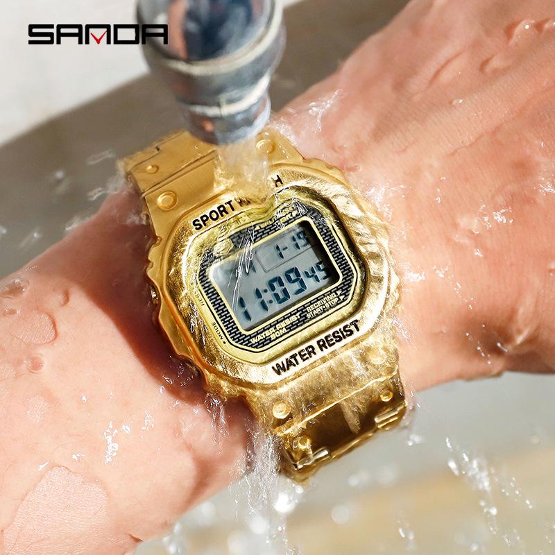 Sanda Classic Waterproof Digital Sport Watch for Men and Women