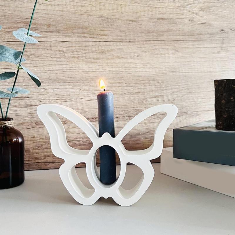 Translucent Silicone Mould for Creating 3D Butterfly Shapes Decoration for Epoxy Resin and Plaster Cement Projects
