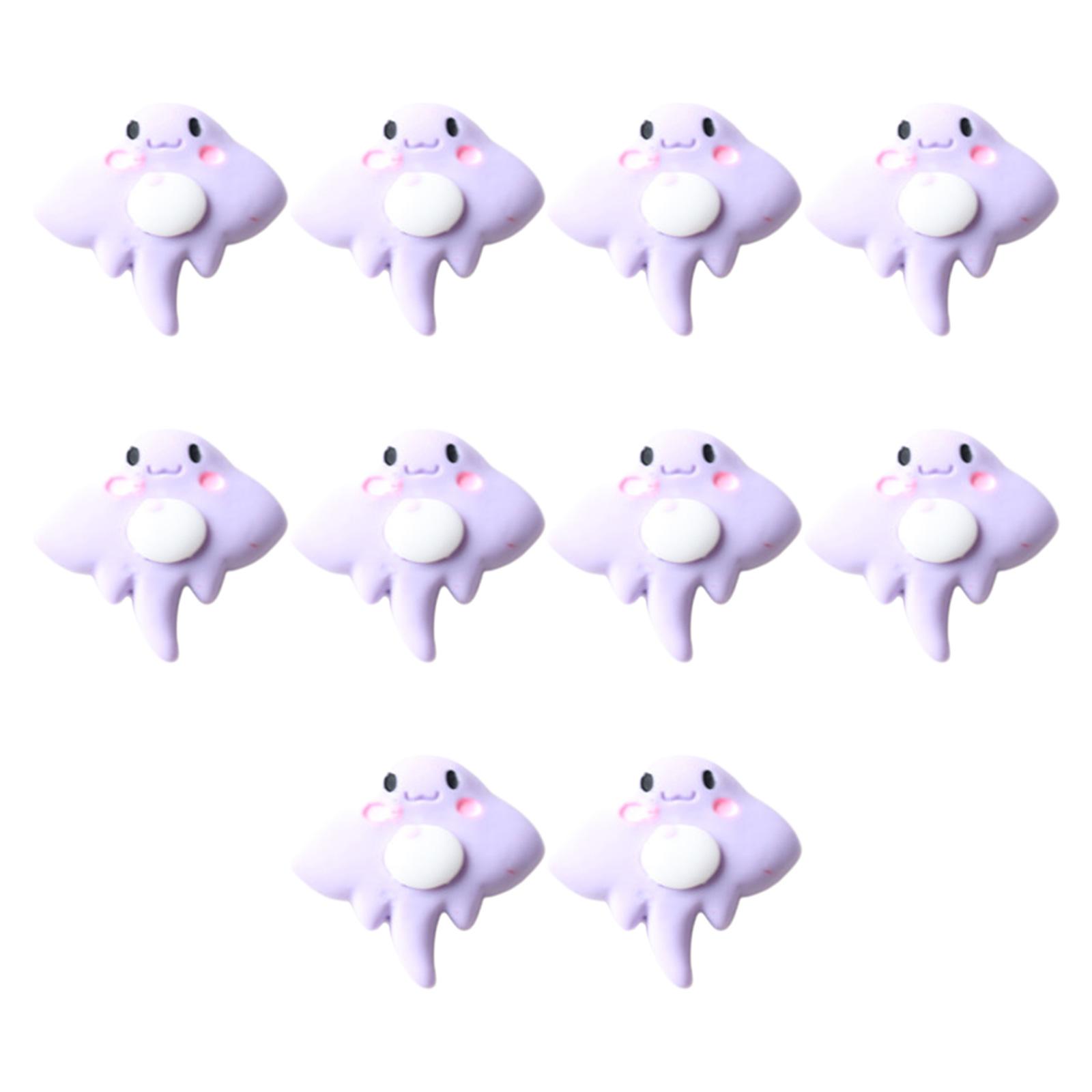 

Набор из 10 смоляных украшений в морском стиле с плоской задней стороной для творческих проектов 3