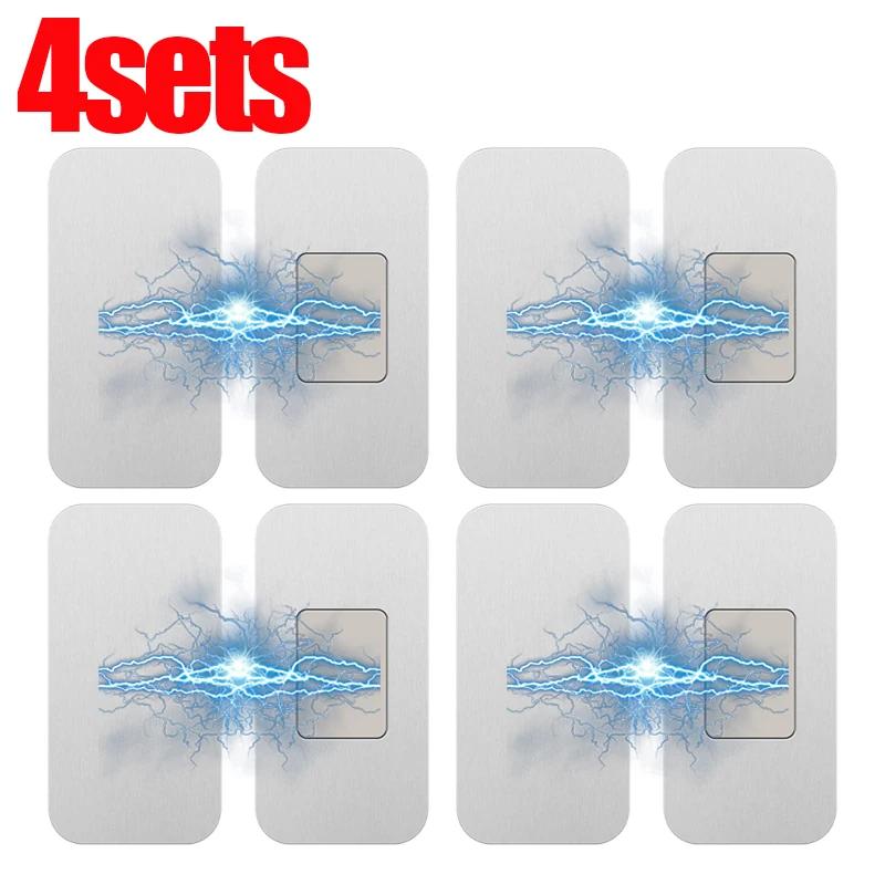 Magnetic Cabinet Door Catches Strong Self Adhesive Invisible Magnets Closet Furniture Cupboard Drawer Door Hidden Closer Stop