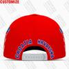 Croatia Baseball Cap Free Custom Name Number Team Logo Hr Hat Hrv Country Travel Croatian Nation Hrvatska Republic Flag Headgear