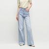 OVVOVV Women's Mid-Waist Wide-Leg Denim Trousers