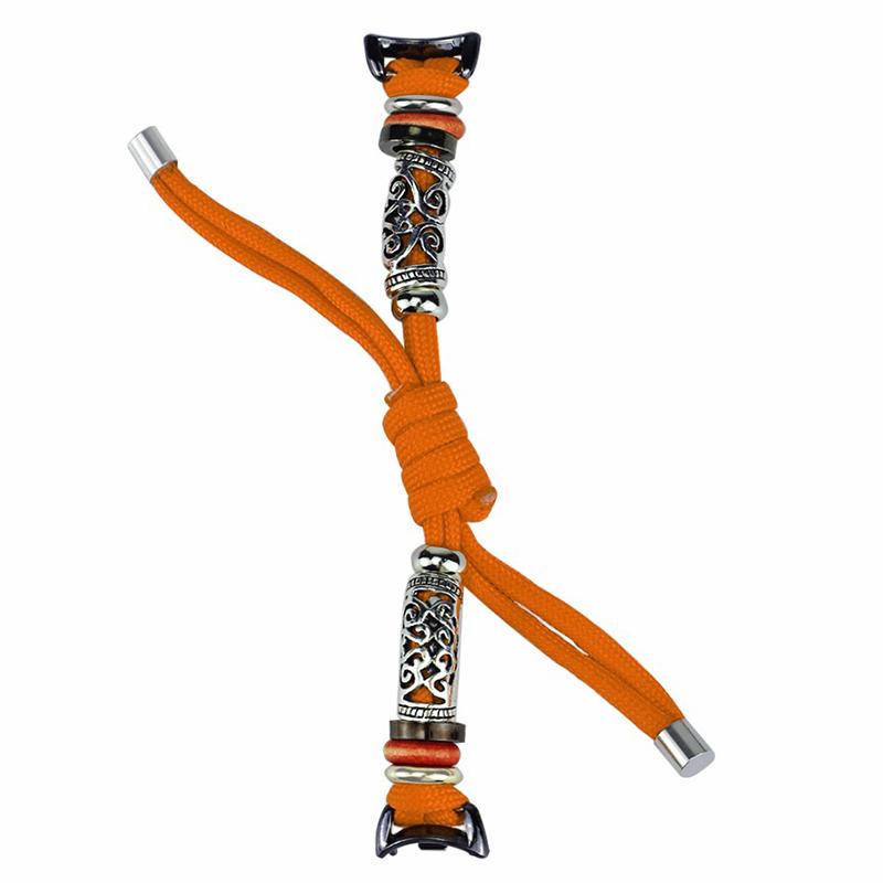 For Xiaomi Smart Band 9 NFC/9/8 NFC/8 Beads Braided Watch Strap Adjustable Wrist Band Bracelet