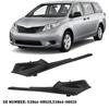 Side Cowl Fenders Covers for 53866-08020 53867-08020 Left + Right Windshield Panel Caps Easy Installation 2Piece Set