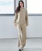 MALOUPE 2170 Velvet Elastic Waist Pants (Beige)