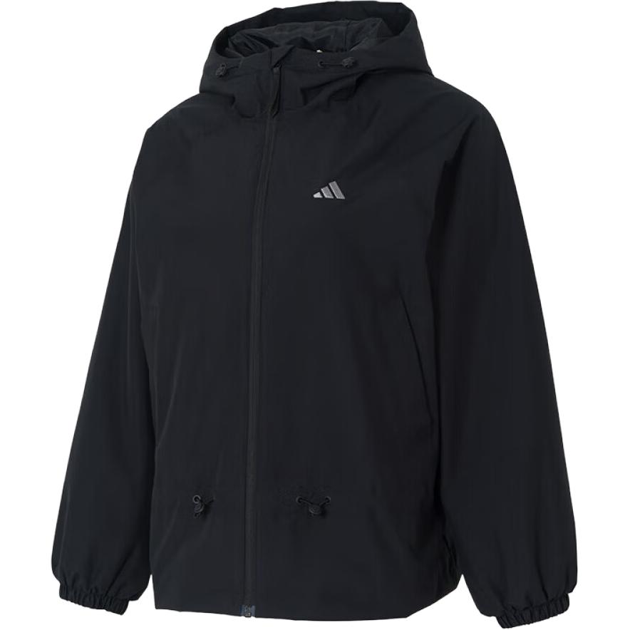 

Adidas Вітрозахисна Водовідштовхувальна Куртка з Капюшоном на Блискавці з Довгим Рукавом Жіночі куртки KS2807 S
