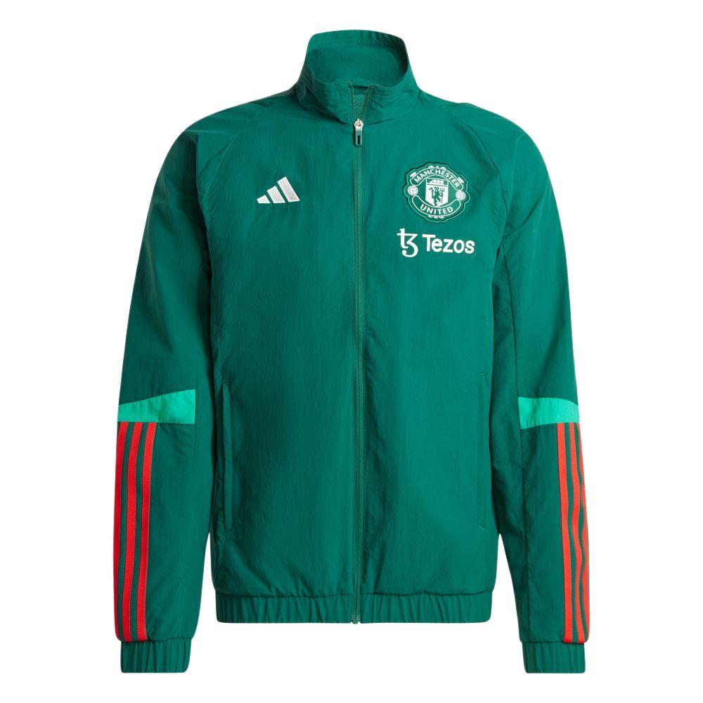

Adidas MUFC Повседневная Мода Простая Дышащая Куртка Мужская Куртка Зеленая IQ1537 S