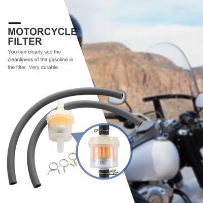 Motocyklový palivový filtr Univerzální palivový olejový filtr Trubička o průměru 5 mm pro 125 100 70ccm Benzínový motor pro ATV Dirt Bike Kart Skútr