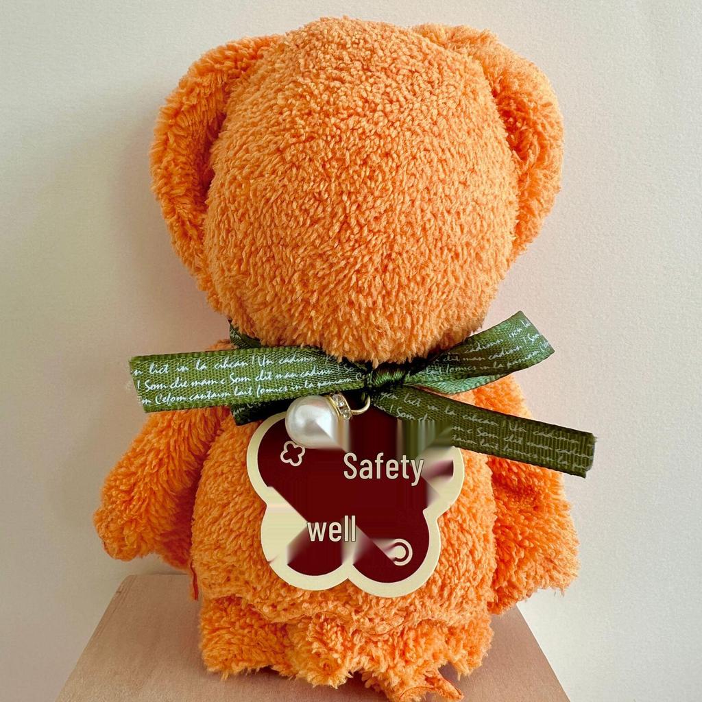 Boîte Cadeau Serviette Souvenir en Forme d'Ours – Parfait pour les Mariages, Célébrations, Événements et Inaugurations de Magasins.