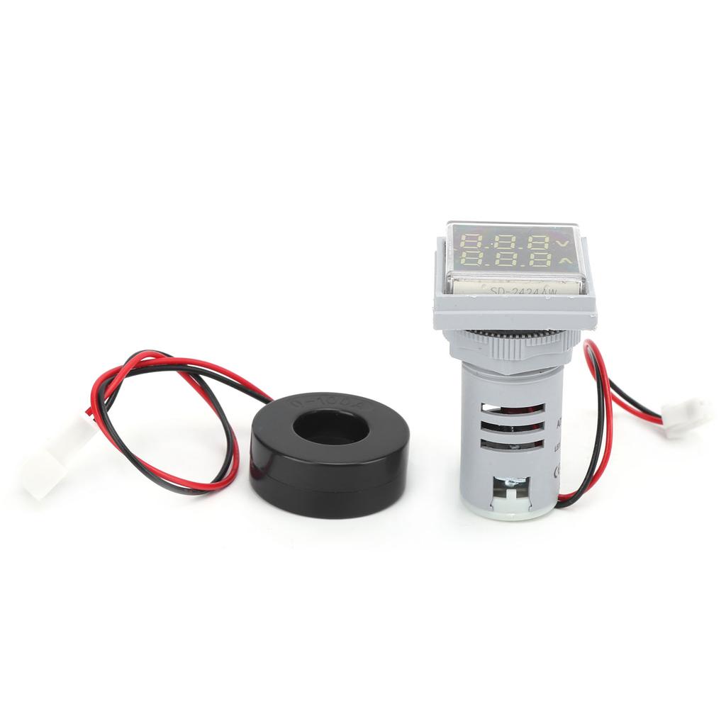 AD16‑22FVA 2in 1 Voltmeter Ammeter Voltage Current Meter Tester Measuring Indicator