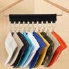 10 Clip Multifunctional Clothes And Hat Clip Portable Household No Punching Velcro Hat Storage Clothes Clip Baseball Cap Storage