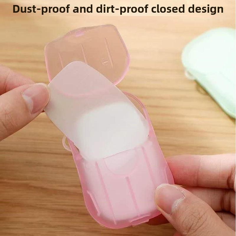 Portable Soap Sheets, Cute for Students To Wash Hands with Fragrance, Disposable Convenient Box Soap Paper