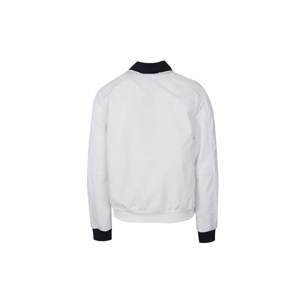 Adidas Logo Zip Collar Long Sleeve Jacket Women Jacket White GP0616-YC