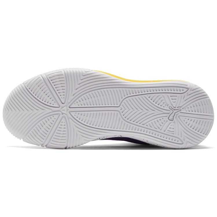 Puma Triple Mid Splatter Prism Violet Spectra Желтые мужские кроссовки Фиолетовый — фото 6