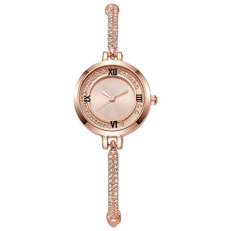 

Classic Girls Watch With Small Diamonds And Quartz Movement For Casual Wear розового золота
