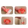 Wall-Mounted Silicone Storage Rack for Kitchen Utensils