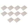 10Pcs Microblading Practice Skin One Sided Pattern 11 Pairs Inkless Silicone Eyebrows Practice Skin