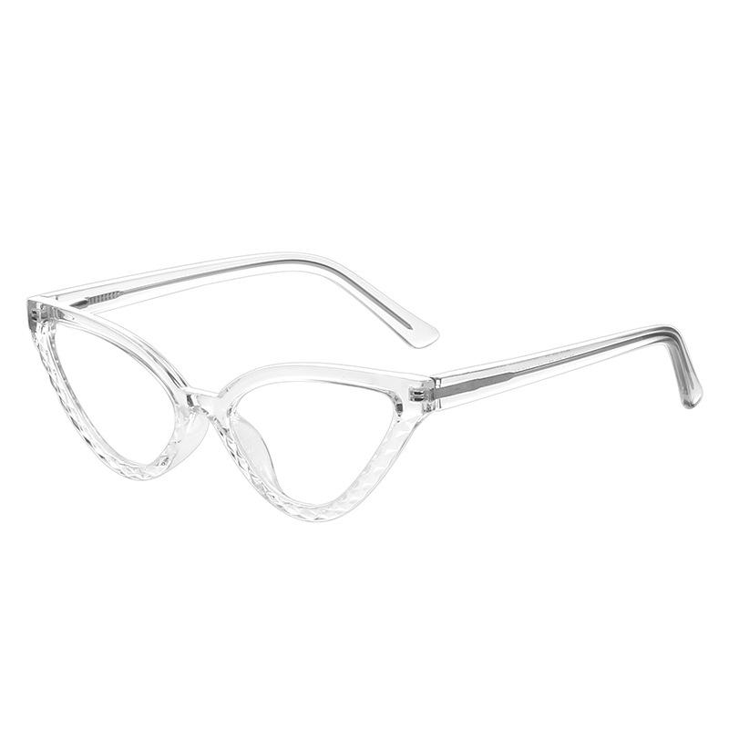 

7019 Оправа для очков кошачий глаз Треугольник Catwalk Оптическая с миопической пластиной Pin Tr90