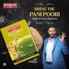 Pushp Panipuri Masala Tangy Spicy Mint Tamarind Spice Mix for Authentic Indian Street Style Pani Puri 50g Pack of 10