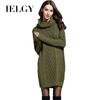 IELGY Herbst Und Winter Neue Heiße Verkauf Europäischen Und Amerikanischen Große Größe frauen Pullover Kleid