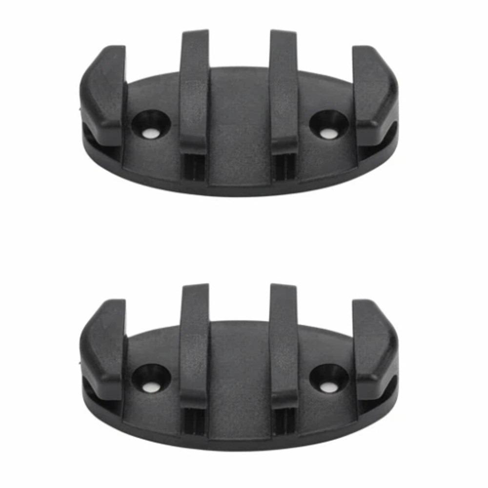 2pcs 87mm Size Zig Zag Anchor Cleat Durable Nylon Marine Fishing Boat Cleat Canoe Cleat  Canoe Use