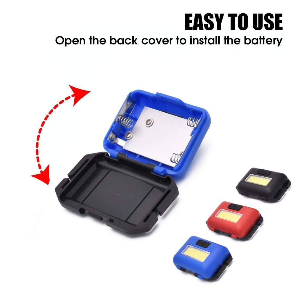 Portable COB Headlamps LED Headlight with 3 Modes Outdoor Mini Head Lamp Lighting for Camping Hiking Fishing Cycling
