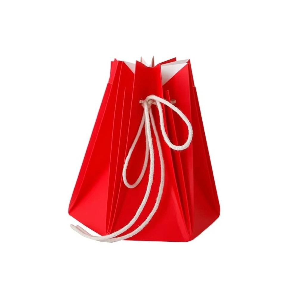 Handmade Flower Bag Hexagonal Waterproof Flower Packaging Bags Home Decor Korean Bouquet Handbag