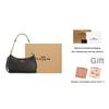 Coach Teri 24 Classic Monogram Logo Faux Leather And Recycled Leather Shoulder Bag Medium Women shoulder bag Dark-Brown CV933-IMXAQ