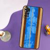 Hawaiian Faux Wood Surfboard Case For Xiaomi Redmi Note 13 14 Pro 12 9 10 11 Pro 10S 11S 12S Redmi 14C 13C 10C 12C Cover