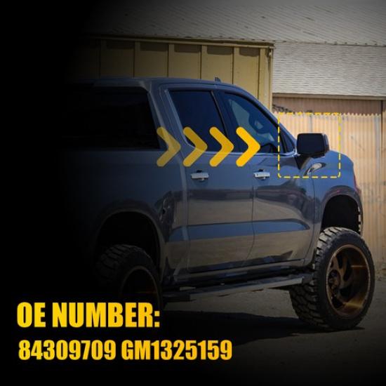 Right Mirror Glass Fits - Chevrolet Silverado 1500 GMC Sierra 1500 N