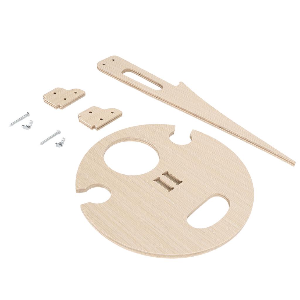 Foldable Wine Table Stake Portable Outdoor Round Wine Table Stable Solid Wood Picnic Table for Lawn Garden Beach