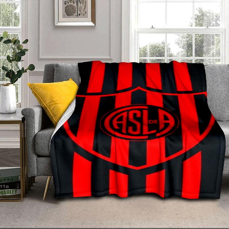 Club Atletico San Lorenzo  Portable Blanket/Soft Blanket Bedding Blanket Suitable for Travel Camping Living Rooms Offices Sofas Fan Gifts