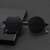 New Retro Round Punk Metal Sunglasses Fashion Women Travel Photography Glasses Men Summer Driving Sunshade Shades UV400 Eyewear