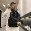 Vintage Men Women Cotton Canvas Backpack College Students Large Capacity Laptop Books Bag Casual Travelling Commuting Backpacks
