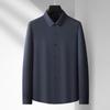 Herren Plus Size Einfarbiges Langarm Business Casual Hemd