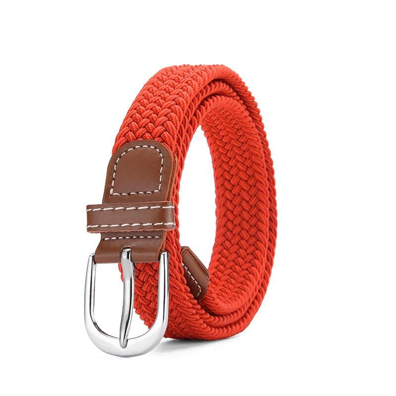 

Женский ремень Повседневный тканый эластичный ремень Спорт на открытом воздухе Мужской ремень Скалолазание Рабочий ремень Джинсы Костюм Брюки Мужские и женские Универсальные 105cm