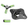 Lawn Water Sprinkler Automatic Flower Watering Device Three Prong Sprinkler For Garden Watering Gardening IrrigationGreen