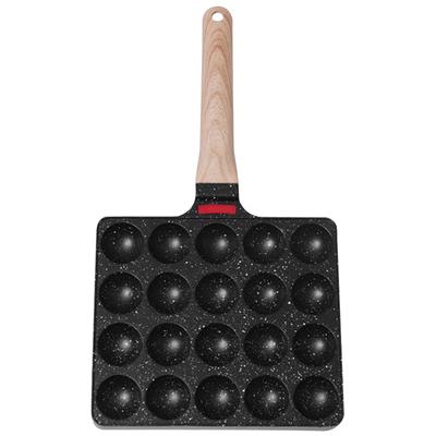 Nonstick Takoyaki Pan 20 Compartment Holes Takoyaki Grill Pan Plate Cooking Grill Baking Pan  for Octopuses Balls Pancake