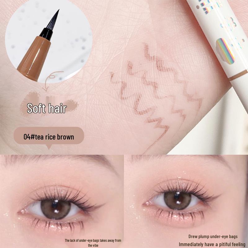 Xixi Cool Silky Eyeliner - Student-Friendly Thin Tip Colored Pen for Under-Eye Bags