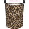 Laundry Basket Giraffe Skin Oxford Cloth Collapsible Laundry Hamper Storage Basket with Handle for Kitchen Bedroom Living Room