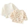 TONGTAI Baby Newborn Half-Back Tops (2-Pack)