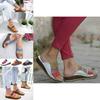 Elegant Summer Women Three-color Stitching Sandals With Open Toe Beach Wedges