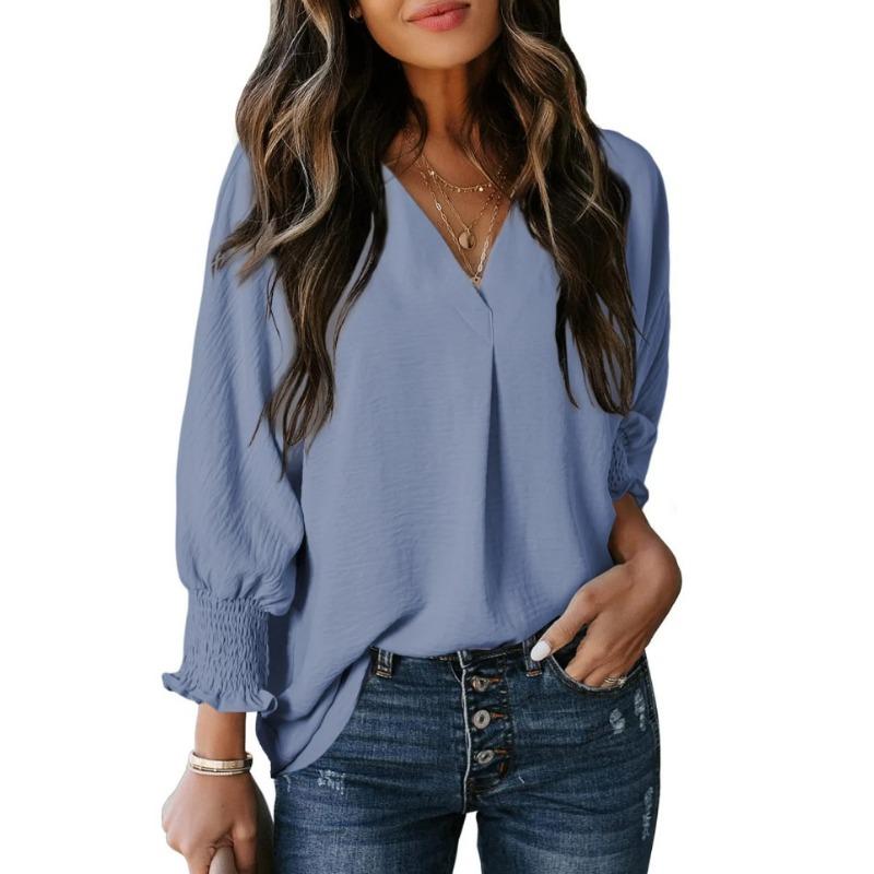 Herbst/Winter Damen Casual Langarm Lockeres Hemd Top Hoodie T-Shirt
