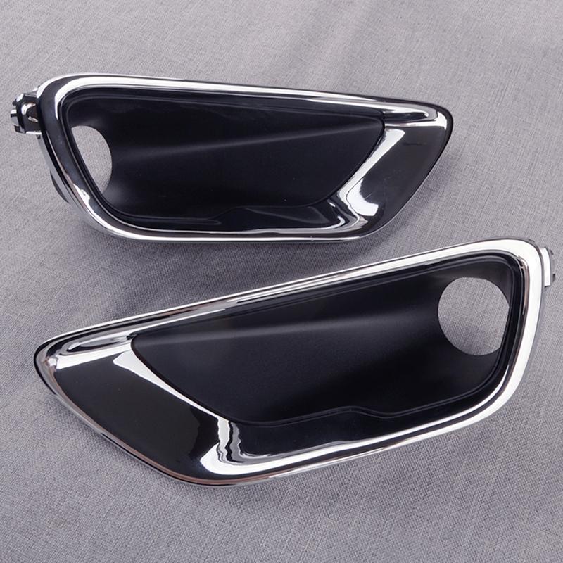 68261710AA 1 Pair Front Bumper Left Right Fog Light Lamp Cover Bezel 68261711AA Fit for Jeep Grand Cherokee 2016 2017 2018-