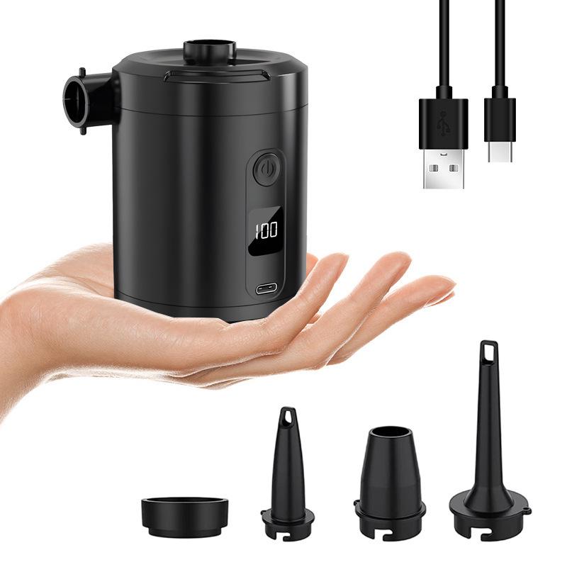 Portable Wireless Air Pump for Camping - Inflates Mattresses, Swim Rings & Vacuum Bags