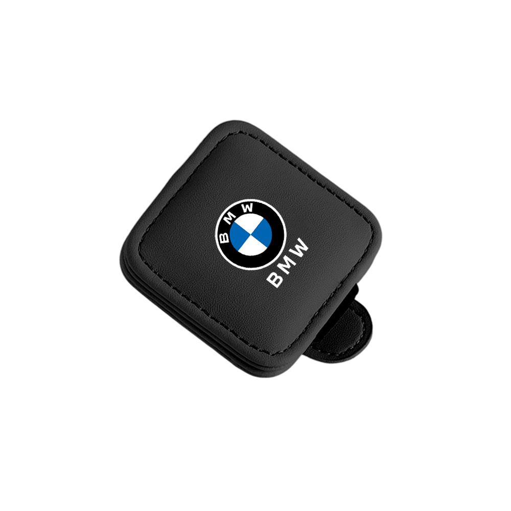 1Pcs Leather Glasses Clips Car Sun Visor Sunglasses Fixed Holder For BMW X1 X2 X3 X5 X4 X6 X7 G30 G20 G32 G11 G12 F40 F30 F20