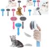 Ein-Knopf Haustierpflegekamm Automatische Haarentfernungsbürste für Katzen und Hunde