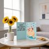 Dog Fart Greeting Card Cute Fun Creative Dog Pattern Touch Play Music For Birthday Celebration