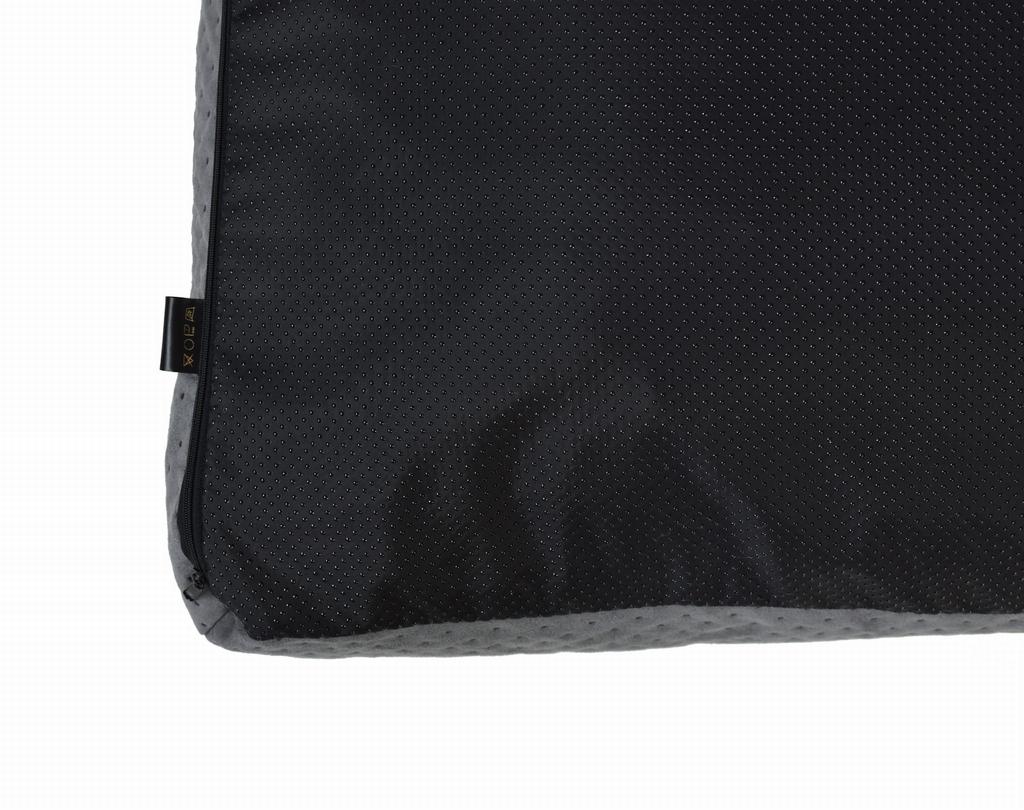 Mia Gray Quilted Cushion - 85 X 70 X 10